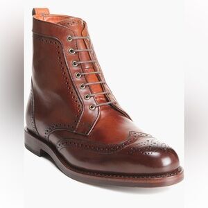 Allen Edmonds Dalton Wingtip Boot - Dark Chili Leather (D)